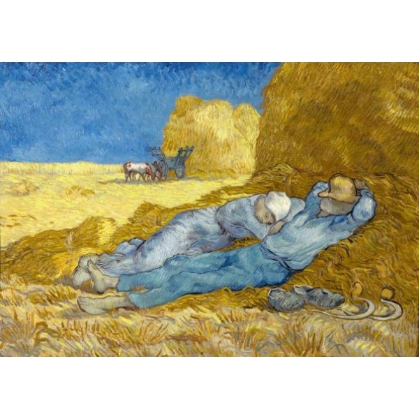 Siesta po źniwach, Vincent van Gogh, 1890 (1000el.) - Sklep Art Puzzle